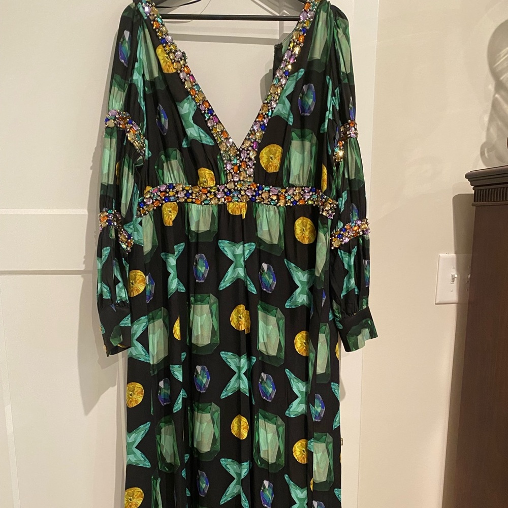 Sassy Jones beaded jumpsuit , new never worn.